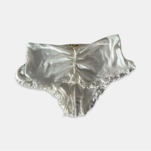 Cream Puff Pointelle Pajama Shorts | For Love & Lemons SKIVVES NWT